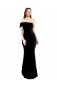 Stretch Crepe Mermaid Long Sleeveless Keyhole Back Prom Dresses Barrie