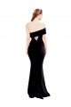 Stretch Crepe Mermaid Long Sleeveless Keyhole Back Prom Dresses Barrie