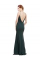 Stretch Crepe A-Line Long Sleeveless V-Back Formal Dress / Bridesmaid Dress Barrie