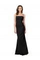 Stretch Crepe Sheath Long Sleeveless Open Back Formal Evening Gown / Prom Dress / Bridesmaid Dress Barrie