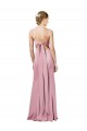 Stretch Crepe Sheath Long Sleeveless Open Back Formal Evening Gown / Prom Dress / Bridesmaid Dress Barrie