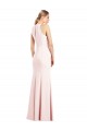 Stretch Crepe Trumpet Long Sleeveless Keyhole Back Semi Formal Evening Dress / Prom Dress / Bridesmaid Dress Barrie