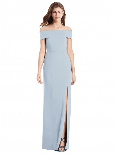 Stretch Crepe Trumpet Long Sleeveless Formal Dress / Bridesmaid Dress Barrie