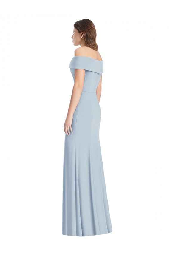 Stretch Crepe Trumpet Long Sleeveless Formal Dress / Bridesmaid Dress Barrie