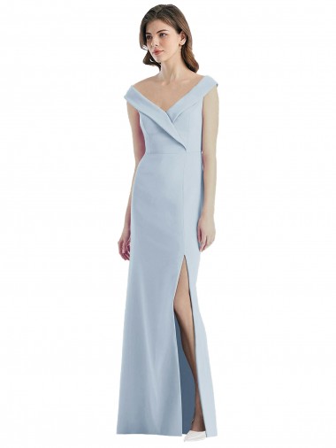 Stretch Crepe A-Line Long Sleeveless Black Tie Evening Gown / Bridesmaid Dress Barrie