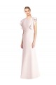 Stretch Crepe Trumpet Long Cap Sleeves Open Back Formal Dress / Bridesmaid Dress Barrie