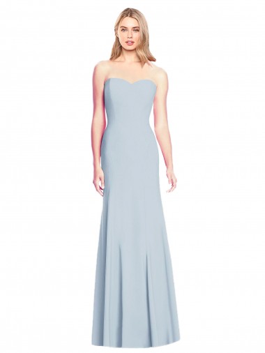 Stretch Crepe Trumpet Long Sleeveless Low Back Formal Dress / Bridesmaid Dress Barrie