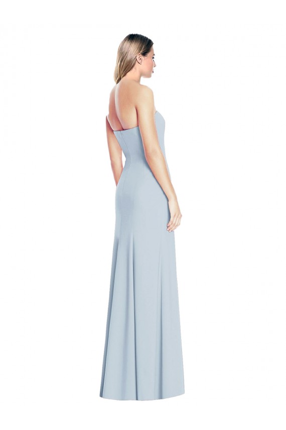 Stretch Crepe Trumpet Long Sleeveless Low Back Formal Dress / Bridesmaid Dress Barrie