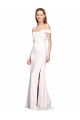 Stretch Crepe Mermaid Long Sleeveless White Formal Dress / Bridesmaid Dress Barrie