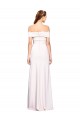 Stretch Crepe Mermaid Long Sleeveless White Formal Dress / Bridesmaid Dress Barrie