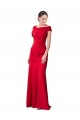 Stretch Crepe Mermaid Long Sleeveless Red Formal Evening Gown / Prom Dress / Bridesmaid Dress Barrie