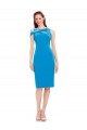 Stretch Crepe Mermaid Cocktail Length Sleeveless Formal Evening Gown / Prom Dress / Bridesmaid Dress Barrie