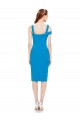 Stretch Crepe Mermaid Cocktail Length Sleeveless Formal Evening Gown / Prom Dress / Bridesmaid Dress Barrie