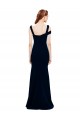 Stretch Crepe Mermaid Long Sleeveless Off the Shoulder Prom Dresses Barrie