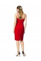 Stretch Crepe Sheath Sheath Sleeveless Red Formal Evening Gown / Prom Dress / Bridesmaid Dress Barrie