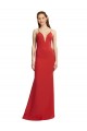 Stretch Crepe Mermaid Long Sleeveless Open Back Formal Evening Gown / Prom Dress / Bridesmaid Dress Barrie