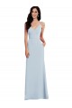 Stretch Crepe Trumpet Long Sleeveless V-Back Formal Dress / Bridesmaid Dress Barrie