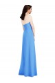 Stretch Crepe Trumpet Long Sleeveless Low Back Semi Formal Evening Dress / Prom Dress / Bridesmaid Dress Barrie