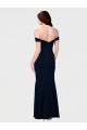 Stretch Crepe Mermaid Long Sleeveless Ivory Low Back Formal Dress / Bridesmaid Dress Barrie