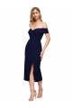 Stretch Crepe Mermaid Midi Length Sleeveless Formal Evening Gown / Prom Dress / Bridesmaid Dress Barrie