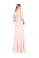 Stretch Crepe A-Line Sleeveless Pink Formal Evening Gown / Prom Dress / Bridesmaid Dress Barrie