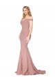 Stretch Crepe Mermaid Sweep Train Sleeveless Formal Evening Gown / Prom Dress / Bridesmaid Dress Barrie
