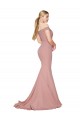 Stretch Crepe Mermaid Sweep Train Sleeveless Formal Evening Gown / Prom Dress / Bridesmaid Dress Barrie