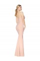 Stretch Crepe Mermaid Long Sleeveless Formal Dress / Bridesmaid Gowns Barrie