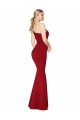 Stretch Crepe Mermaid Mermaid Sleeveless Burgundy Formal Evening Gown / Prom Dress / Bridesmaid Dress Barrie