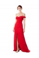 Stretch Crepe A-Line Long Sleeveless Bridesmaid Dress / Evening Dress Barrie