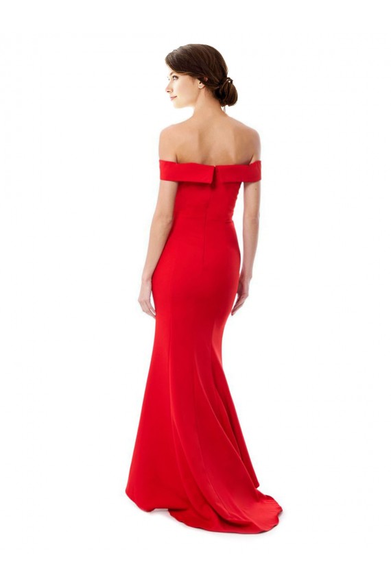 Stretch Crepe Mermaid Long Sleeveless Formal Evening Dress / Prom Dress / Bridesmaid Dress Barrie