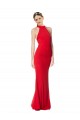 Stretch Crepe Mermaid Long Sleeveless Prom Dress / Bridesmaid Dress Barrie
