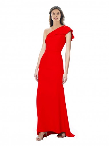 Stretch Crepe Mermaid Long Sleeveless Party Dress / Bridesmaid Dress Barrie