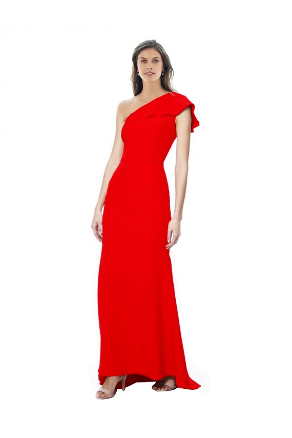 Stretch Crepe Mermaid Long Sleeveless Party Dress / Bridesmaid Dress Barrie