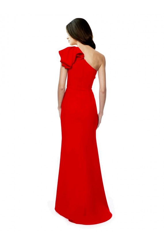 Stretch Crepe Mermaid Long Sleeveless Party Dress / Bridesmaid Dress Barrie