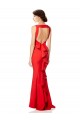 Stretch Crepe Mermaid Long Sleeveless Open Back Bridesmaid Dress / Evening Gowns Barrie