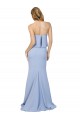 Stretch Crepe A-Line Long Sleeveless Low Back Formal Dress / Bridesmaid Dress Barrie