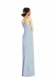 Stretch Crepe Trumpet Trumpet Sleeveless Light Sky Blue Formal Evening Gown / Prom Dress / Bridesmaid Dress Barrie