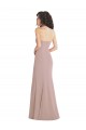 Stretch Crepe Mermaid Long Sleeveless Dusty Pink Formal Dress / Bridesmaid Dress Barrie