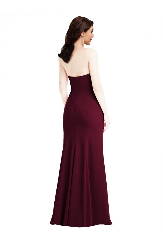 Stretch Crepe Trumpet Long Sleeveless Semi Formal Evening Dress / Prom Dress / Bridesmaid Dress Barrie