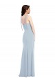 Stretch Crepe Trumpet Long Sleeveless Low Back Bridesmaid Dress / Formal Dress Barrie