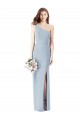Stretch Crepe Trumpet Long Sleeveless Light Sky Blue Semi Formal Evening Dress / Prom Dress / Bridesmaid Dress Barrie