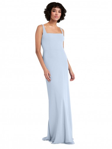 Stretch Crepe Long Sleeveless Prom Dress / Bridesmaid Dress Barrie