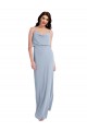 Stretch Crepe Sheath Long Sleeveless V-Back Formal Evening Gown / Prom Dress / Bridesmaid Dress Barrie
