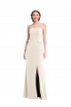 Stretch Crepe Trumpet Long Sleeveless Ivory Semi Formal Evening Dress / Prom Dress / Bridesmaid Dress Barrie