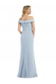 Stretch Crepe Trumpet Long Light Sky Blue Semi Formal Evening Dress / Prom Dress / Bridesmaid Dress Barrie
