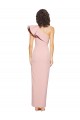 Stretch Crepe Sheath Long Sleeveless One Shoulder Prom Dresses Barrie
