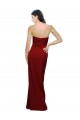 Stretch Crepe Sheath Long Sleeveless Low Back Bridesmaid Dress / Evening Dress Barrie