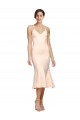 Stretch Crepe Sheath Midi Length Sleeveless Low Back Evening Gown / Prom Dress / Bridesmaid Dress Barrie