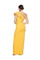 Stretch Crepe Sheath Long Sleeveless High Slit Prom Dresses Barrie